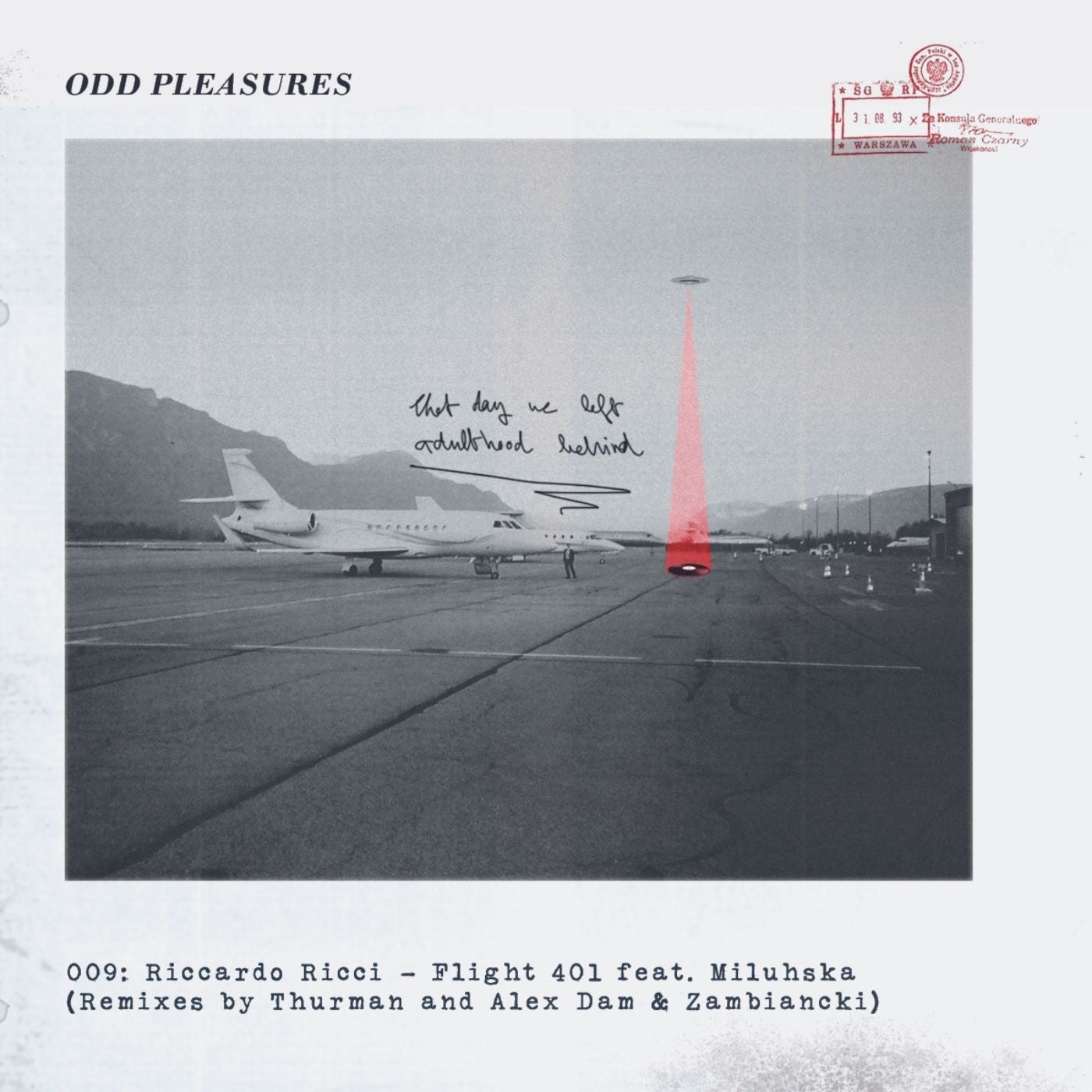 Riccardo Ricci, Miluhska – Flight 401 feat. Miluhska [ODP009]